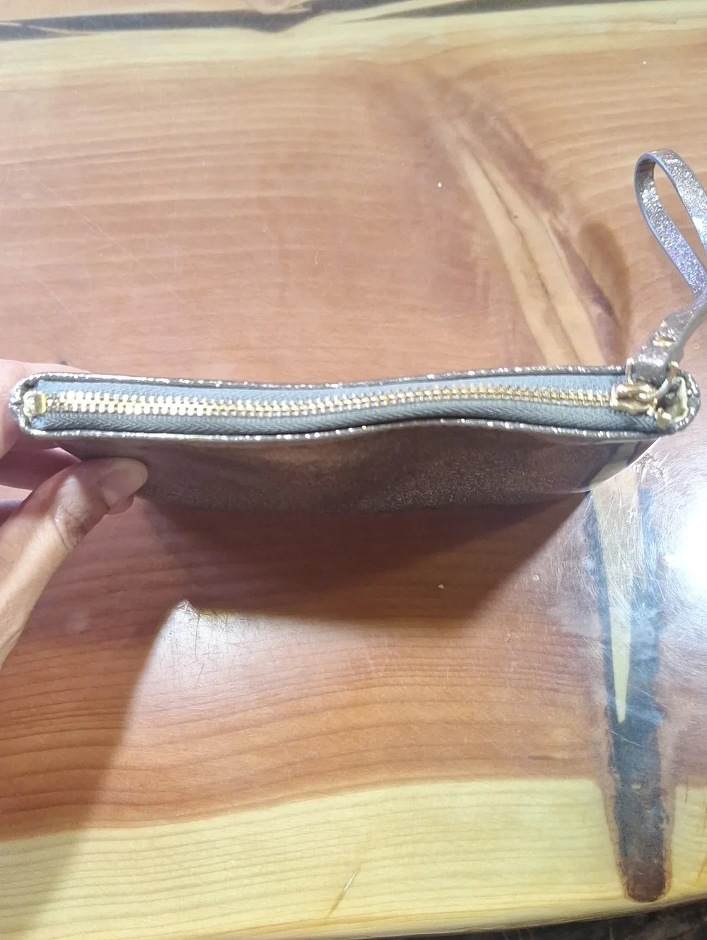 Kate Spade Sparkly Zip Wristlet NWOT